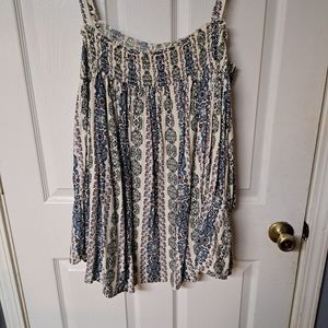 Cato long sleeve open shoulder top size 26/28